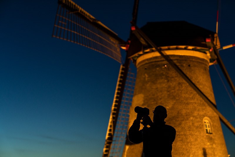 Fotografieworkshop tijdens de Verlichtingsweek in Kinderdijk