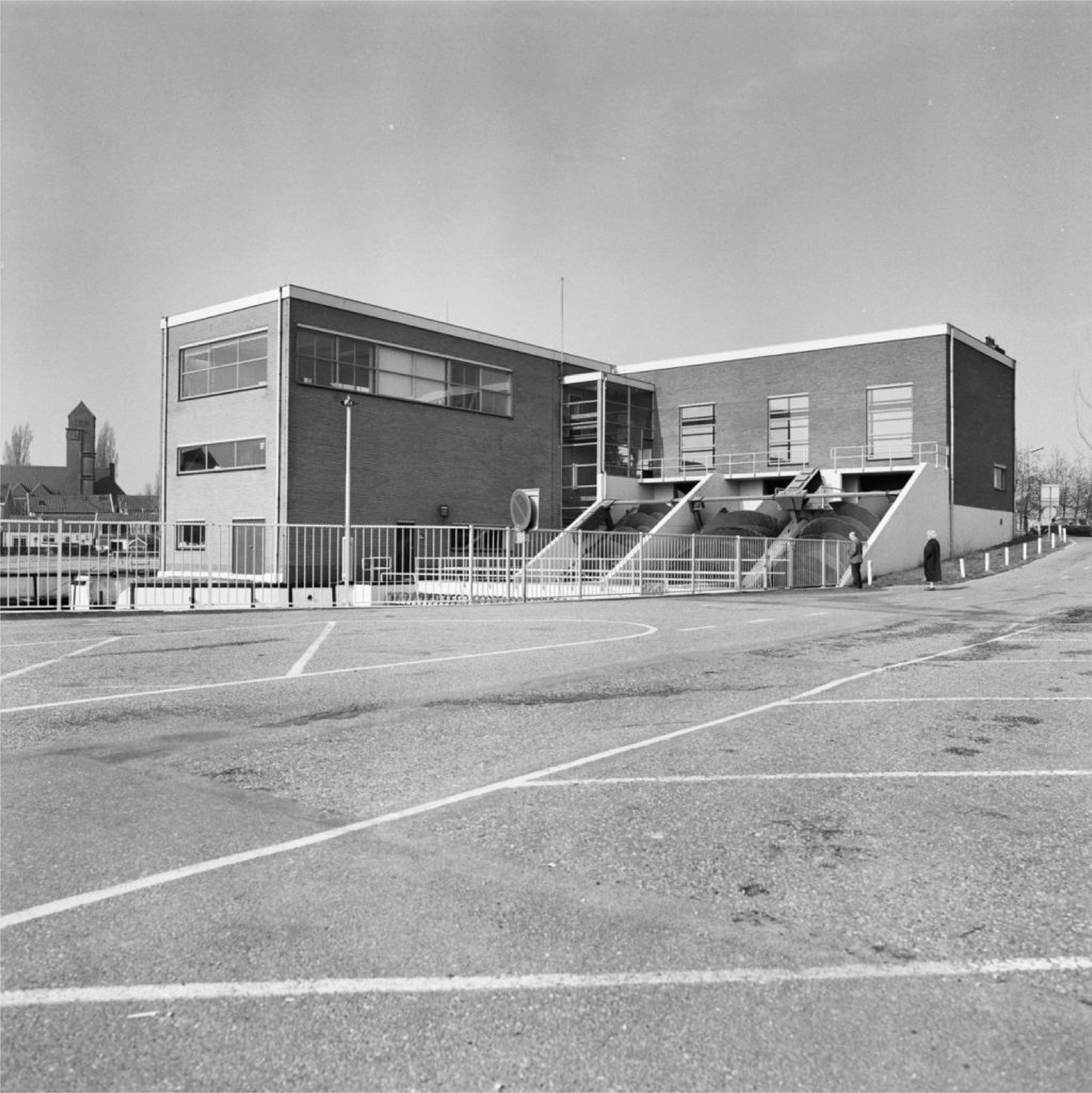 JU Smitgemaal in Kinderdijk. Foto uit 1972