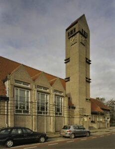 De kerk van Kinderdijk